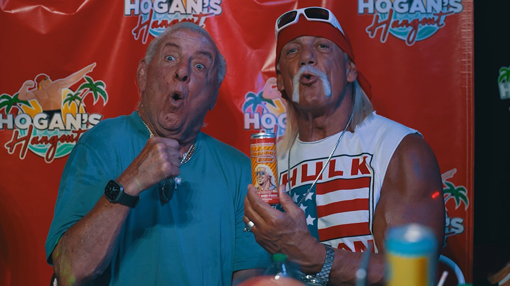 Ric Flair Hits Up Event To Promote Energy Drink