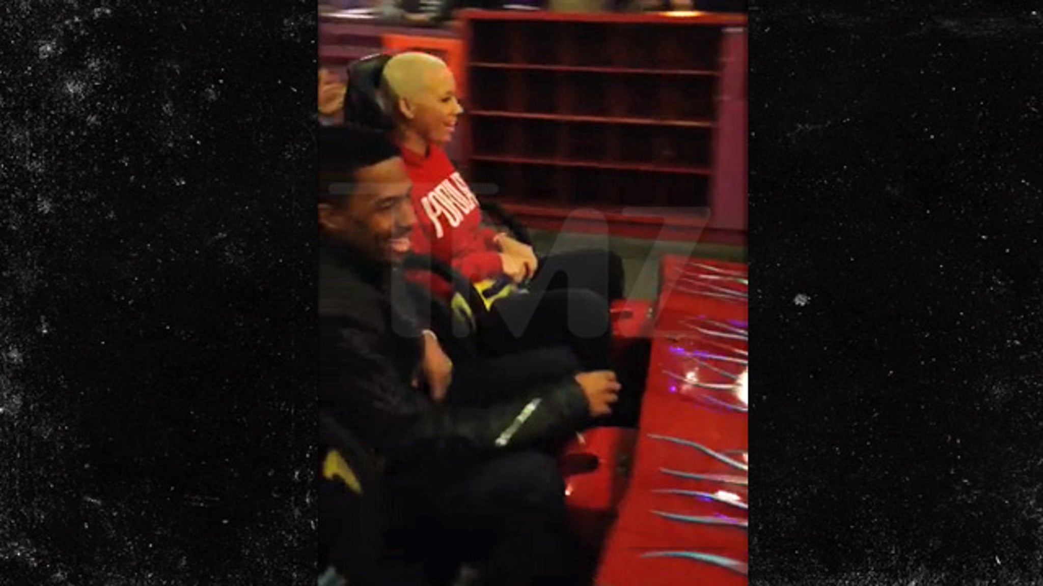 Nick Cannon And Amber Rose Alone At Last