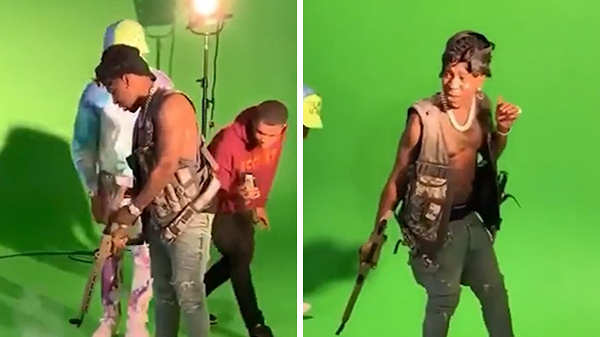 YFN Lucci Accidentally Fires Gun During Music Video Shoot