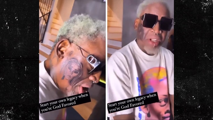 Dennis Rodman Will Get Large Portrait Tattoo Of Gf On His Face Top Story
