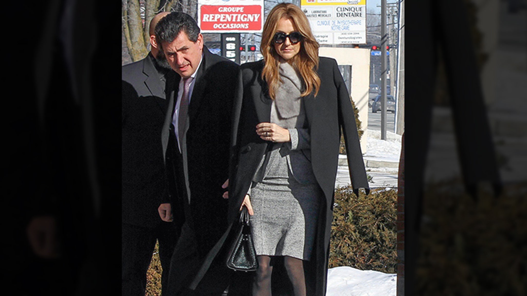 Celine Dion Brother's Funeral 1 Day After Husband's