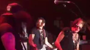 Johnny Depp Jams With Joe Perry, Slash & Duff McKagan