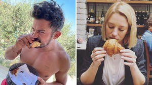 Celebrities Eating Croissants