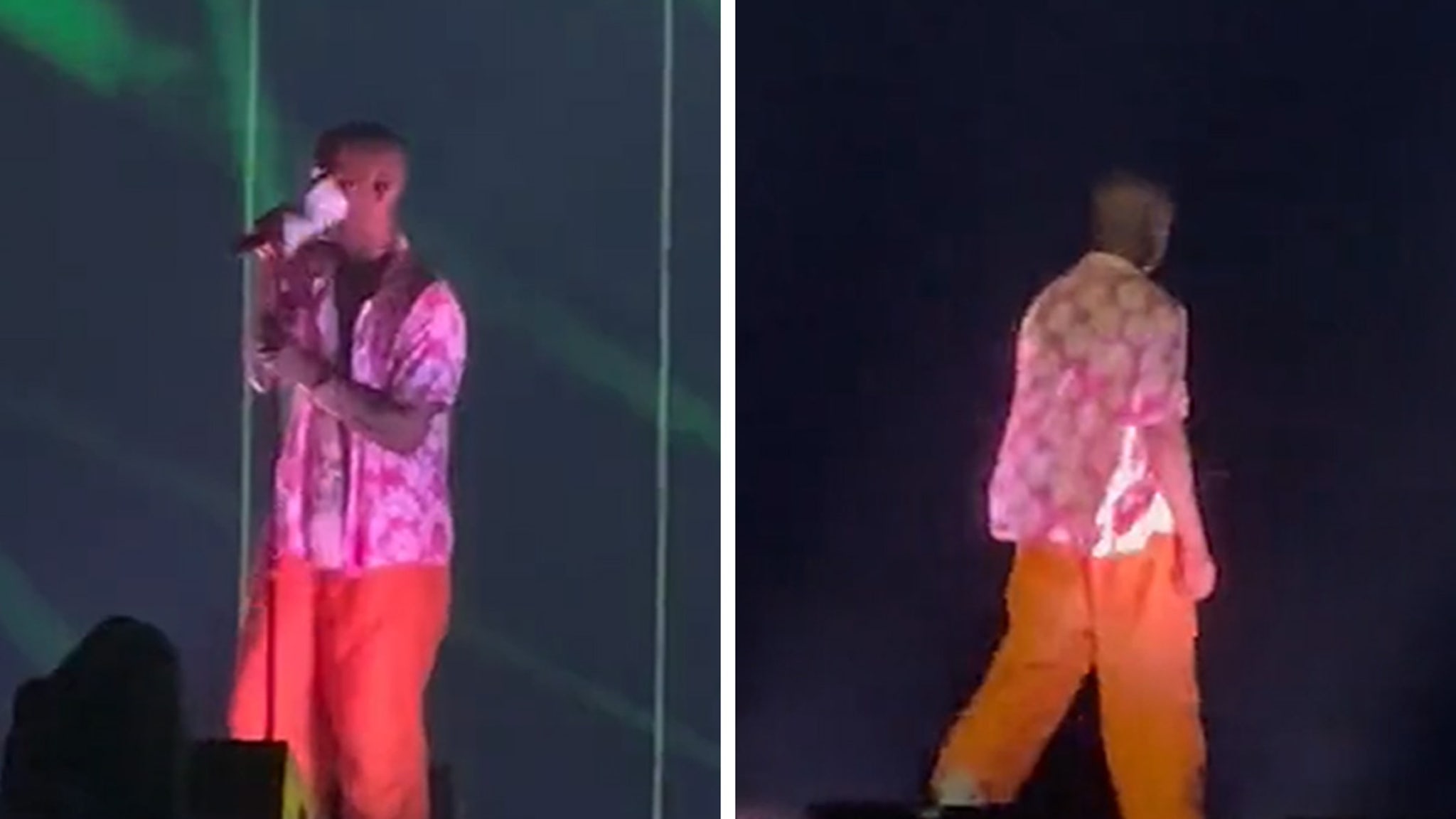 Kid Cudi Storms Off Stage At Rolling Loud Kanye West Makes Surprise Appearance – TMZ