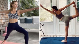 Bendy Babes -- Stars Strike A Yoga Pose!