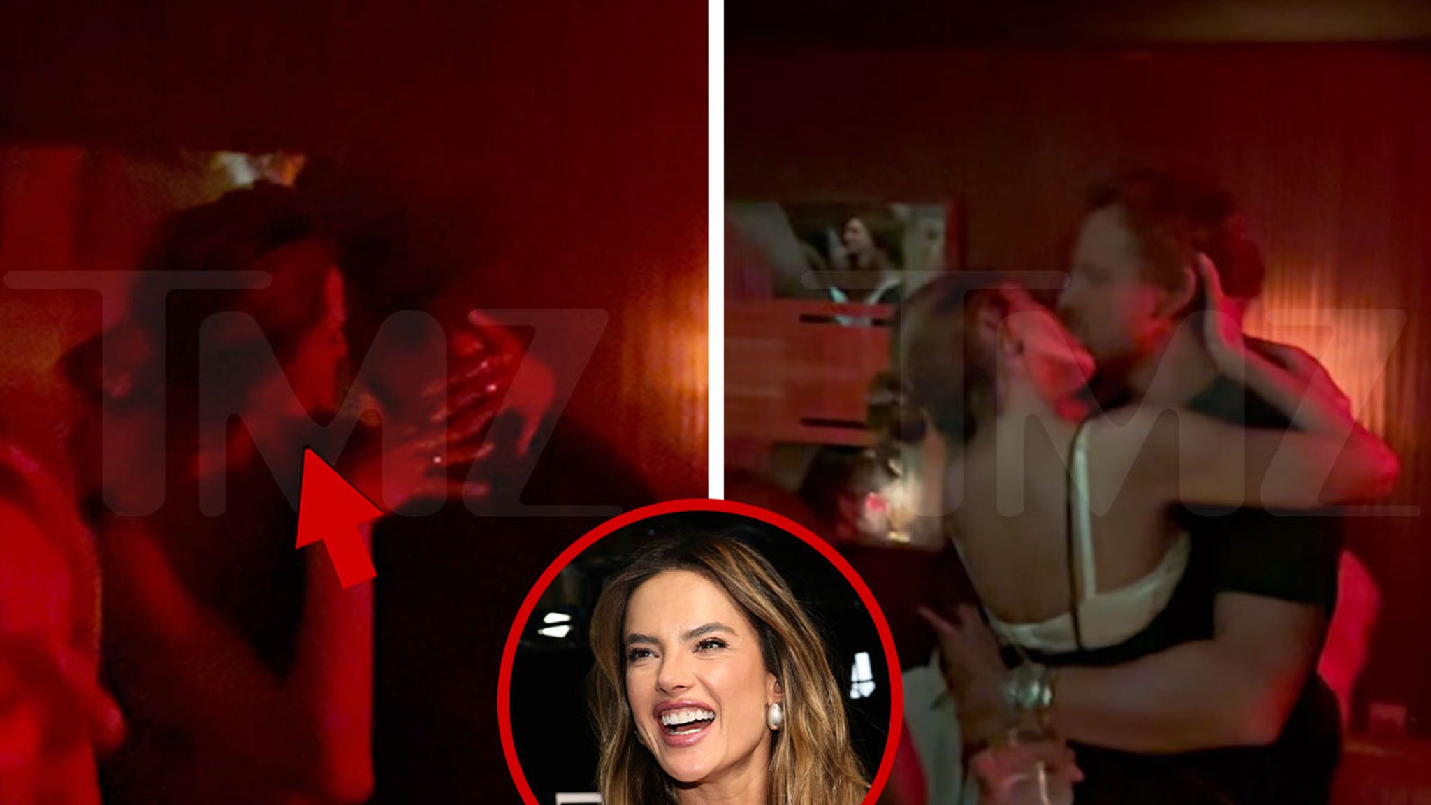 Alessandra Ambrosio Sucks Face With BF at Victoria’s Secret After-Party, on Video