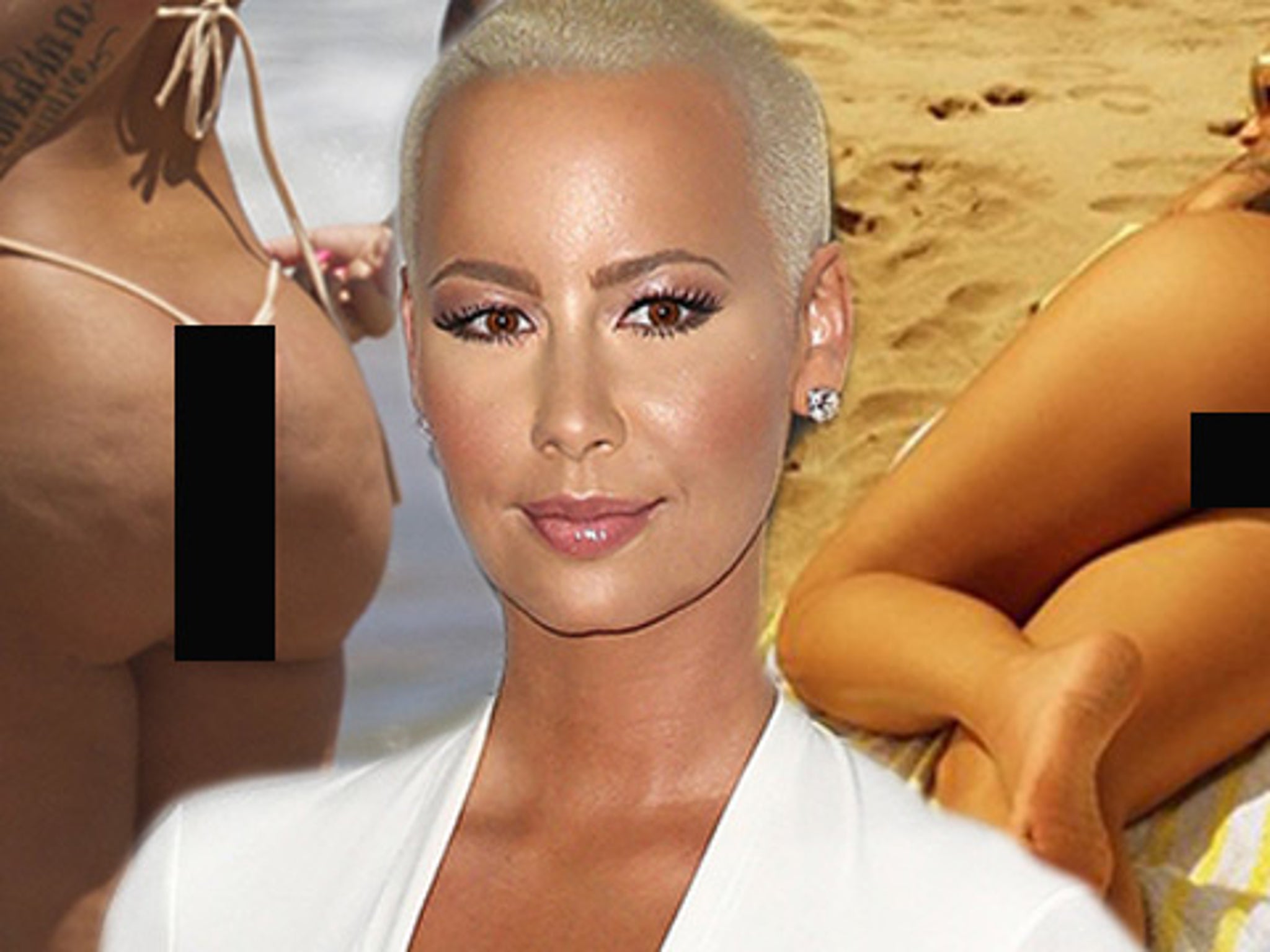 Amber Rose -- You Can Touch My Ass ... With An Airbrush