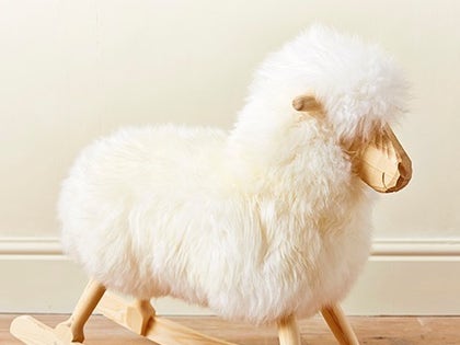 White rocking sheep -- $1000