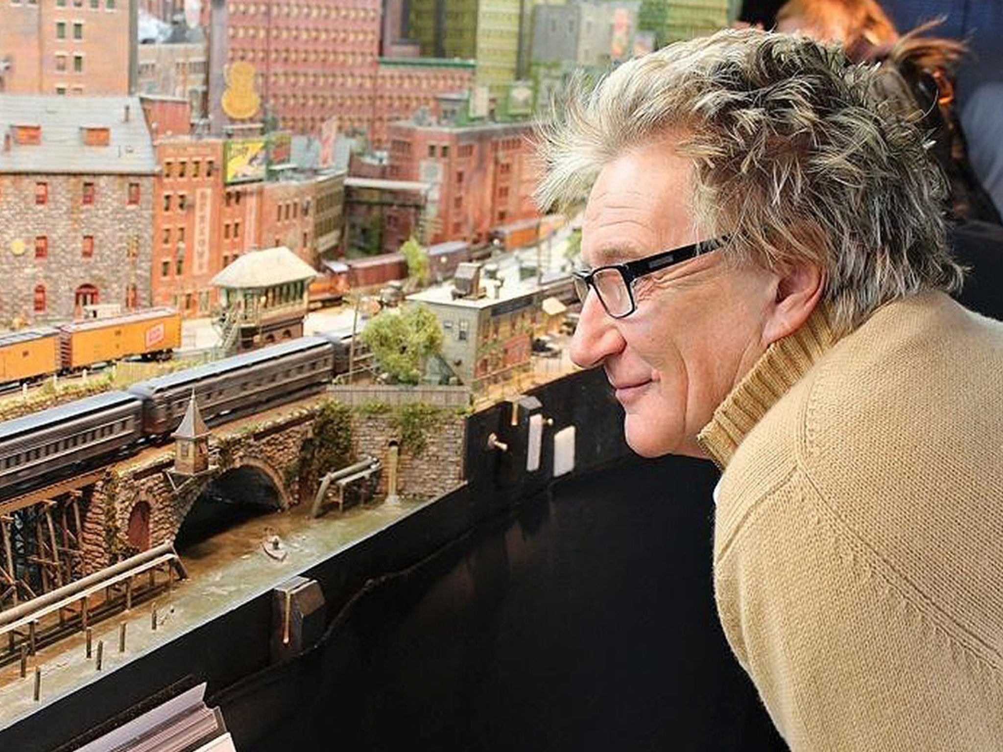 I am railing: Sir Rod Stewart reveals his epic model railway city
