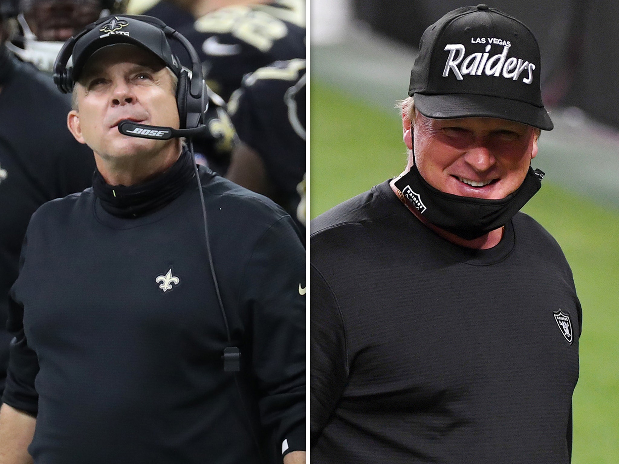 Source - Raiders' Jon Gruden, Saints' Sean Payton fined $100K for