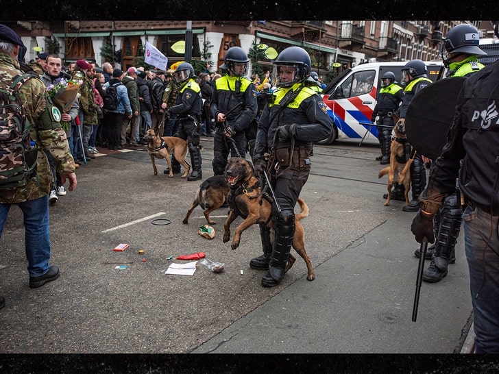 amsterdam anti vax protest