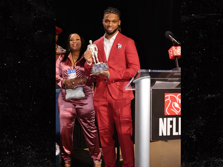 Damar Hamlin Wins Prestigious Award At Super Bowl Event, Gives Speech