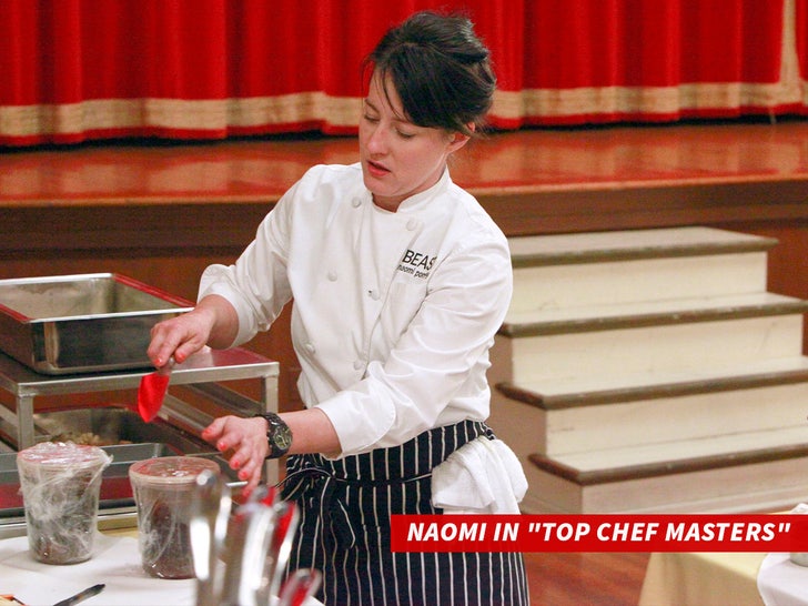 Naomi in "Top Chef Masters" sub