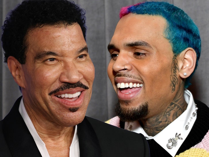 lionel richie chris brown getty comp