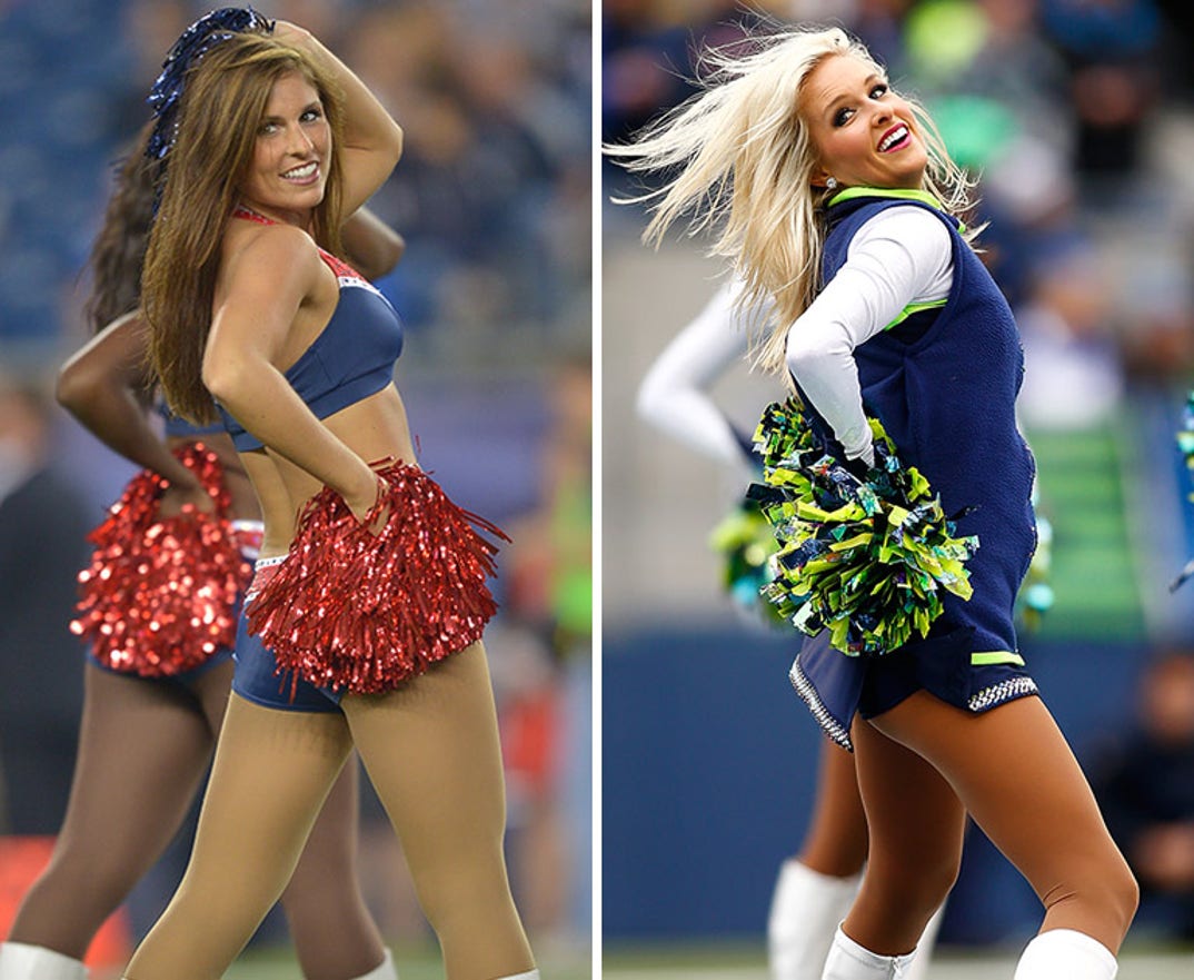 Patriots Cheerleaders vs. Seahawks Cheerleaders -- Who'd You Rather?!