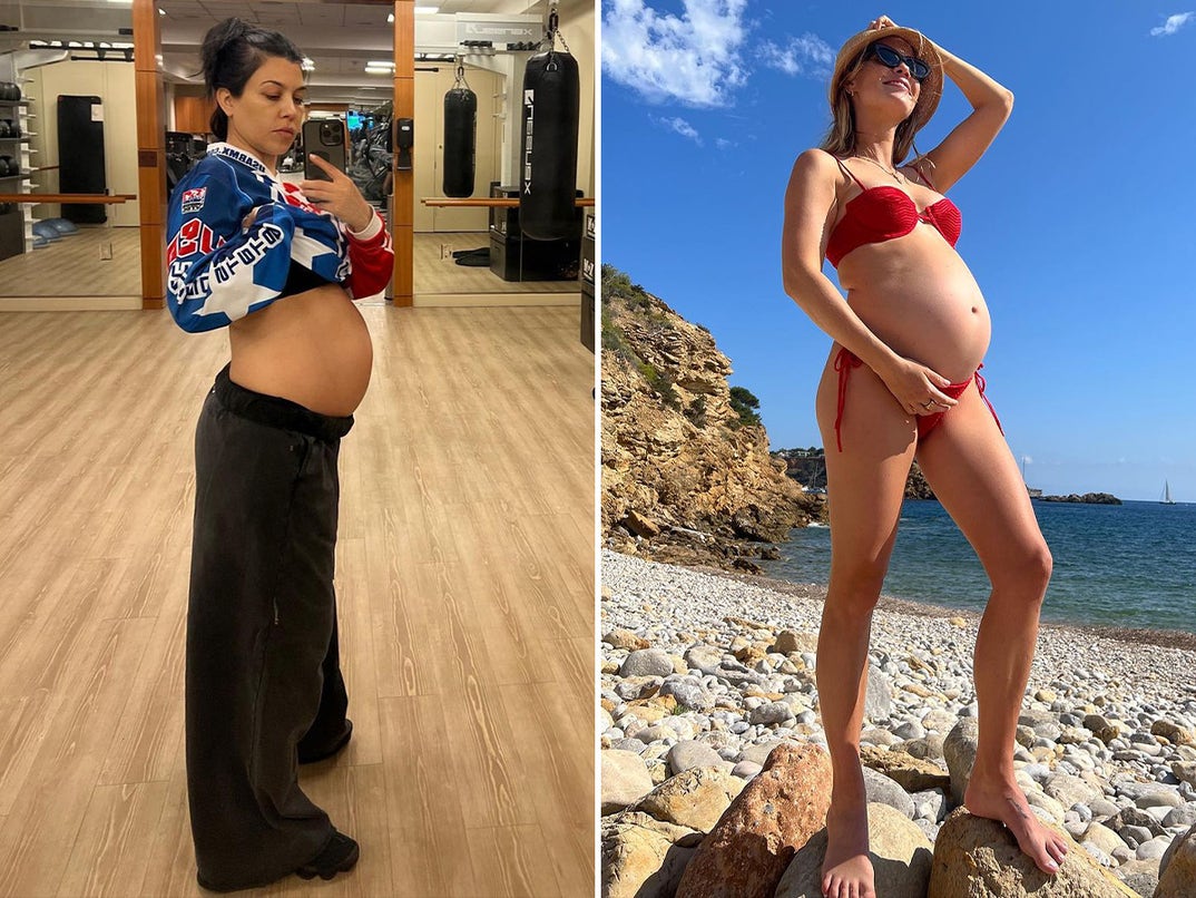 Kourtney Kardashian vs. Claire Holt -- Who'd You Rather?! (Baby Bump Babes Edition)