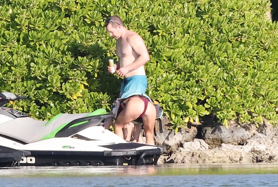 Sydney Sweeney Skimpy Bikini Jet Ski Scooter Braun 0