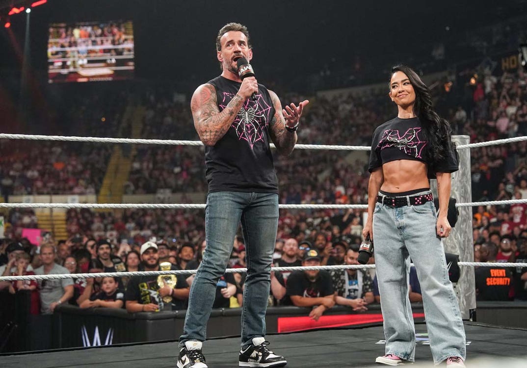 #4: AJ Lee & CM Punk (Married 2014 - Present)