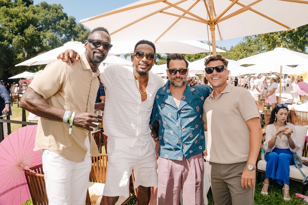 Jevon Kearse, Bill Bellamy, Ben Biscotti and Sylvain Bitton