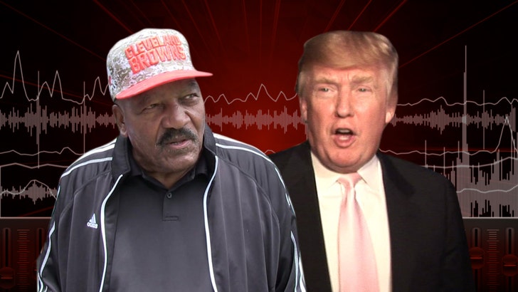 Jim Brown Praises Trump, 'I'm Pulling for the President'