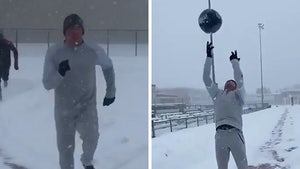 Georges St-Pierre Training Like a Maniac In Snowstorm, Gearing Up for Khabib?!