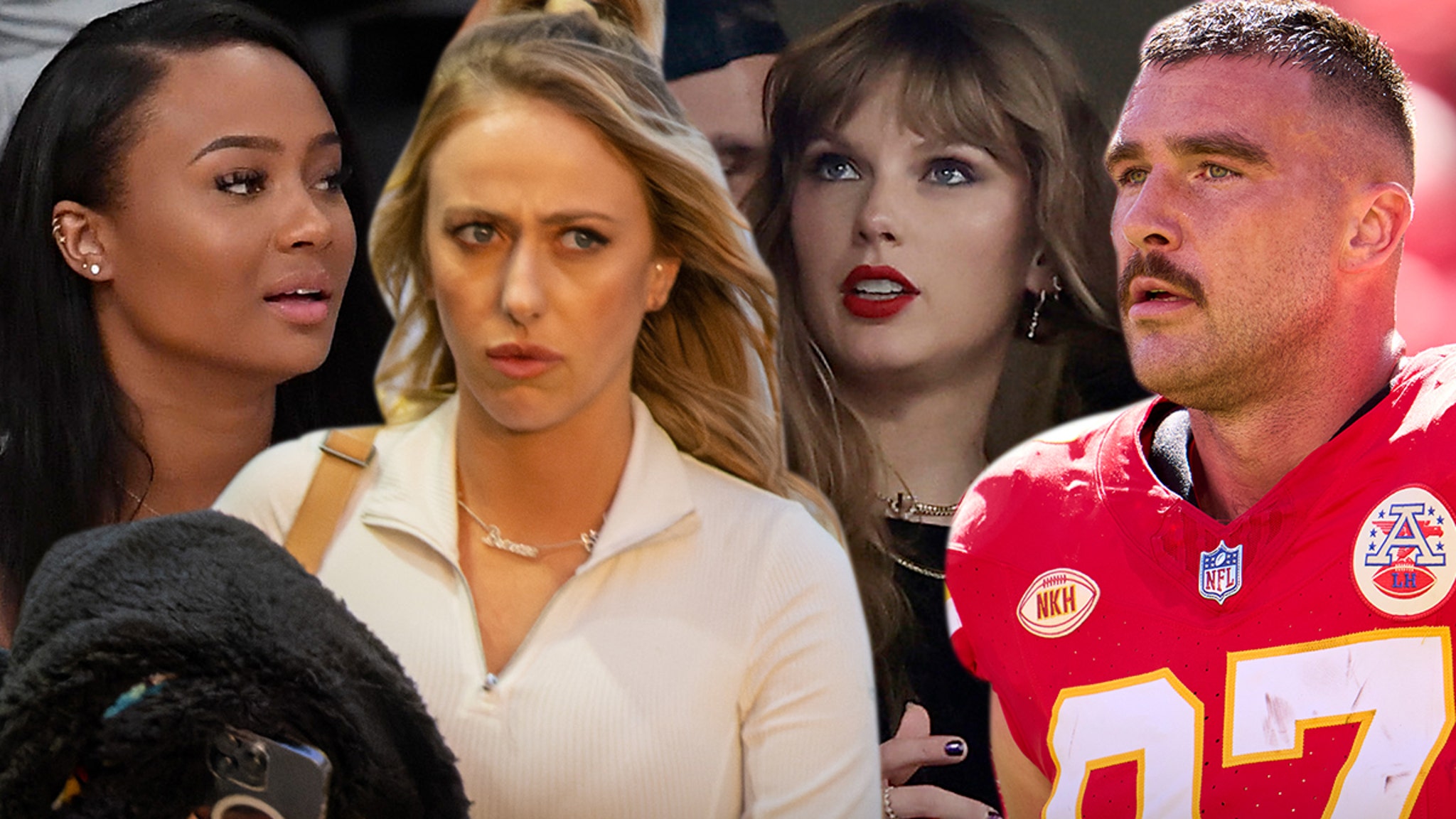 Travis Kelce's ex is still friends with/Brittany Mahomes, unfollowed to protect himself