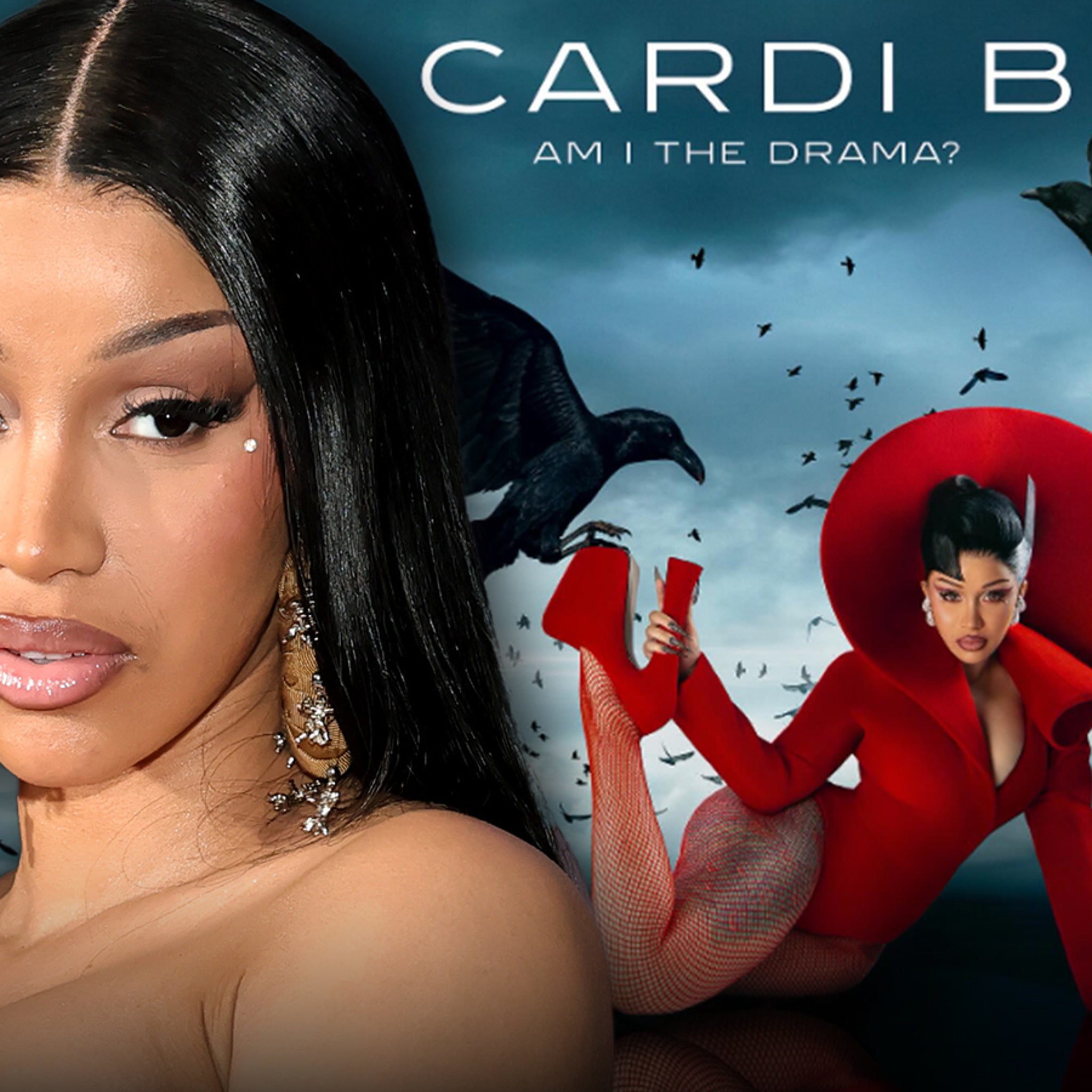 【未開封・限定版】Cardi B AM I THE DRAMA? 2枚セット Cardi B Am I The Drama Magnet SIGNED CD (09/24/2025)