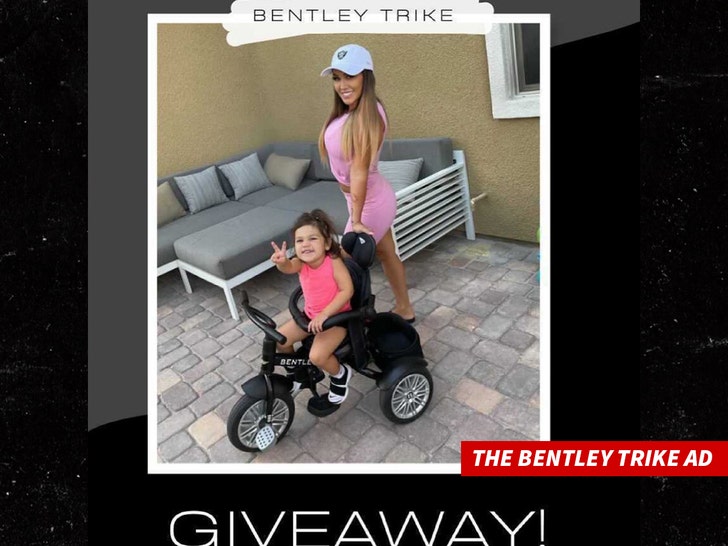 Jenn Harley bentley trike ad