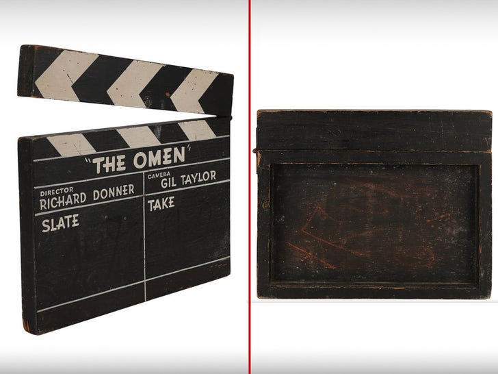 'The Omen' (1976) - Production-used Clapperboard - Estimate: $6,000 - $8,000