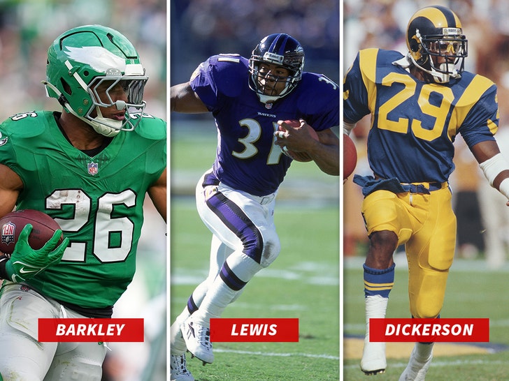 Saquon Barkley jamal lewis eric dickerson
