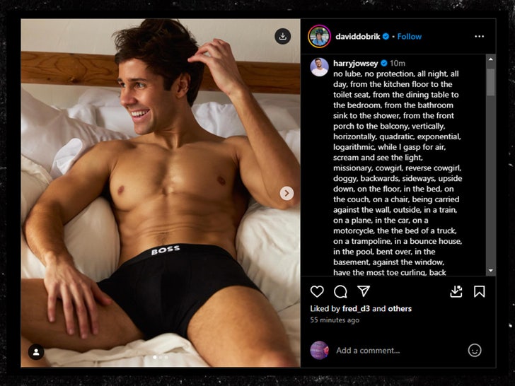 David Dobrik Harry Jowsey Instagram Caption Sub Sub