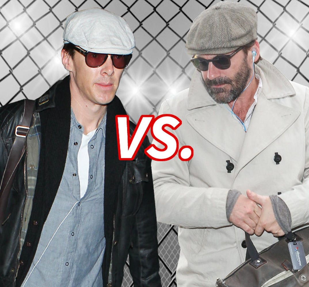 Spy vs. Spy -- Benedict Cumberbatch (38) and Jon Hamm (43)