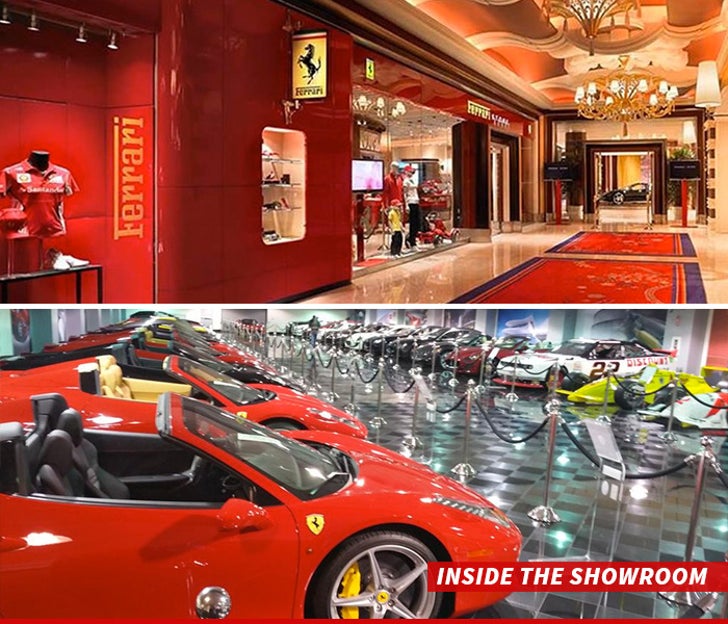 Steve Wynn's Las Vegas Hotel -- Ferraris Get the Boot :: 0917-sub-ferrari-store-twitter-3