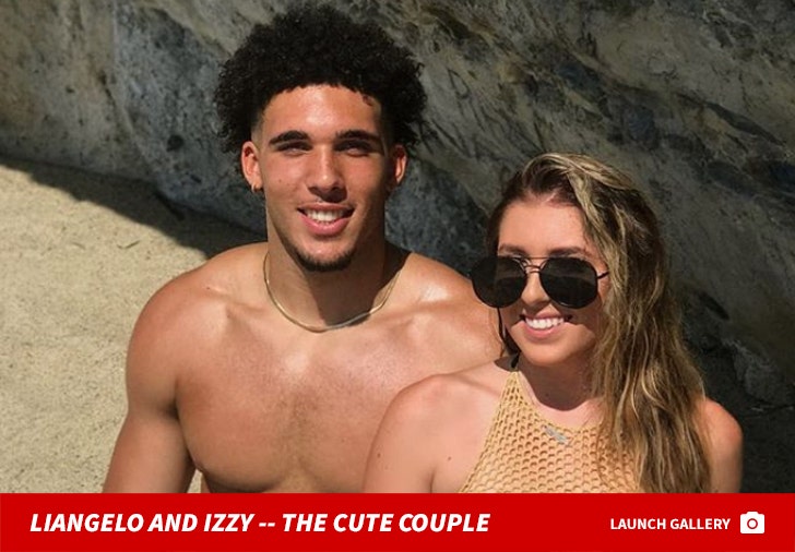 LiAngelo Ball and Isabella Morris Together