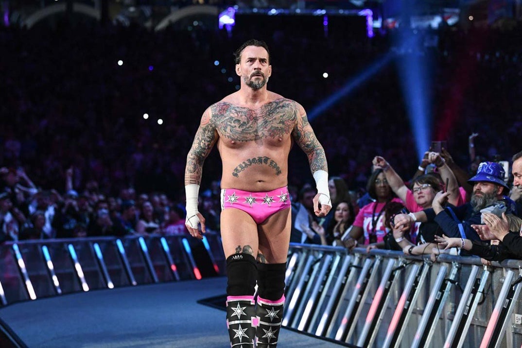 CM Punk is all business at #24.