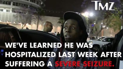 Lil Wayne -- Hit and Hospitalized with Another Seizure