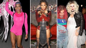 Celebs Do Halloween in Freaky, Macabre and Revealing Costumes