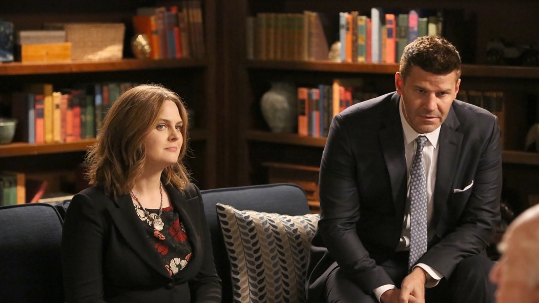 Emily Deschanel And David Boreanaz On