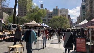 NYC's Union Square Farmers Market Still Buzzing Amid Stay-at-Home Orders
