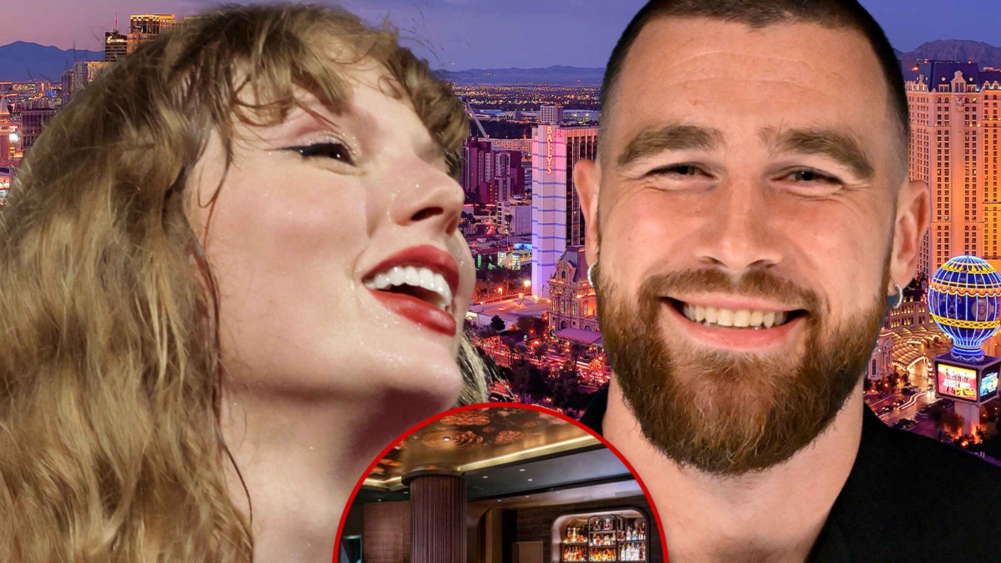 Taylor Swift, Travis Kelce Hit Vegas Hot…