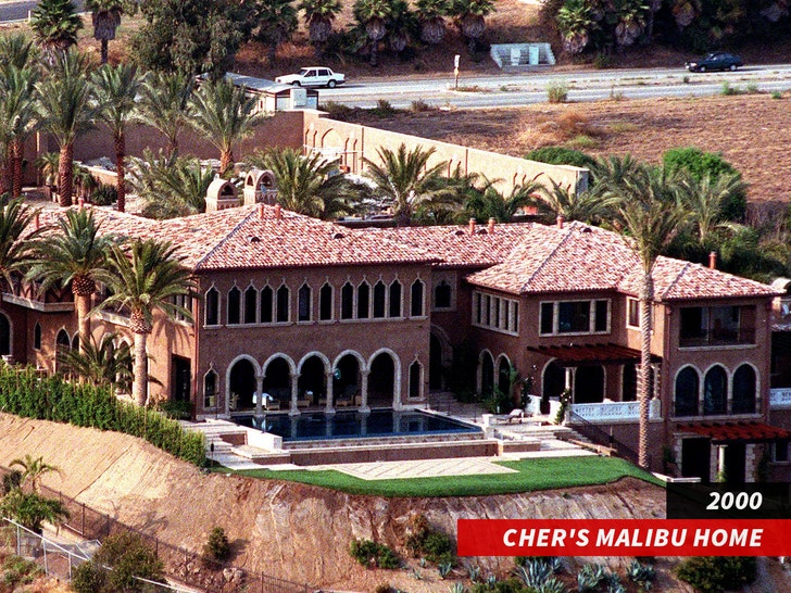 cher malibu house getty