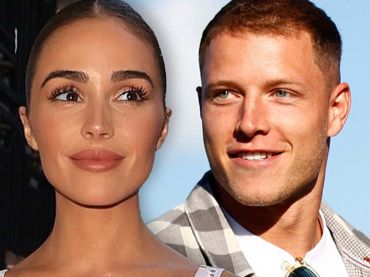 olivia culpo Christian McCaffrey