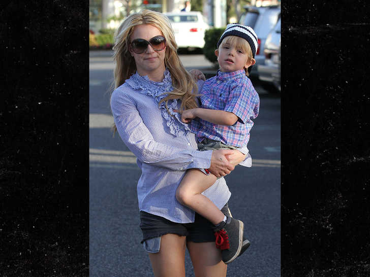 Britney Spears out and about with Jayden James