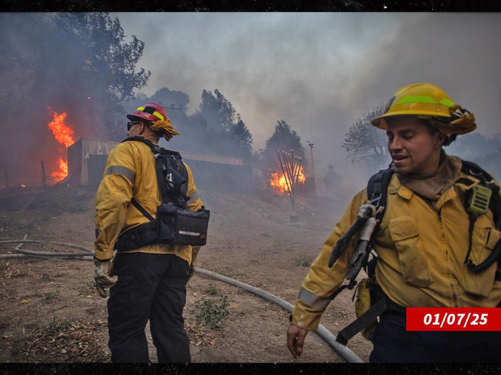 petugas pemadam kebakaran pasifik palisades sub getty swip