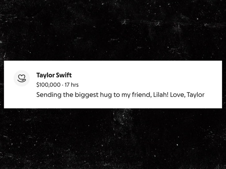 Taylor Swift Go Fund Me 기부 하위 2