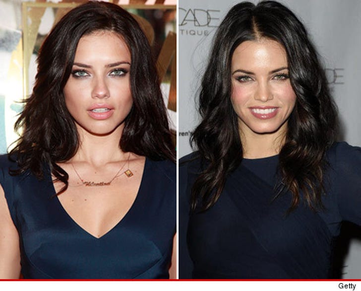 Here's supermodel Adriana Lima at an event in NYC recently (left) -- a...