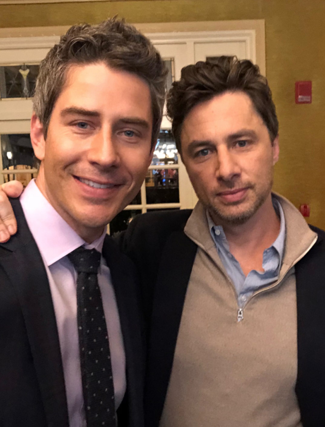 Arie Luyendyk (36) vs. Zach Braff (42) -- Doppelgänger Edition