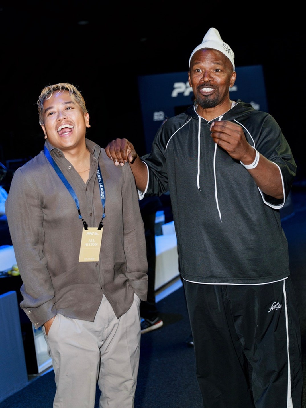 Jamie Foxx Diego Boneta 2026 Pro Padel League Day 3 4