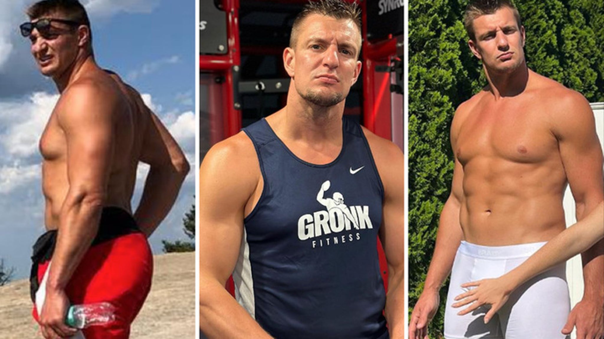 Rob Gronkowski's Shirtless Shots To Kick Off His 36th Birthday!