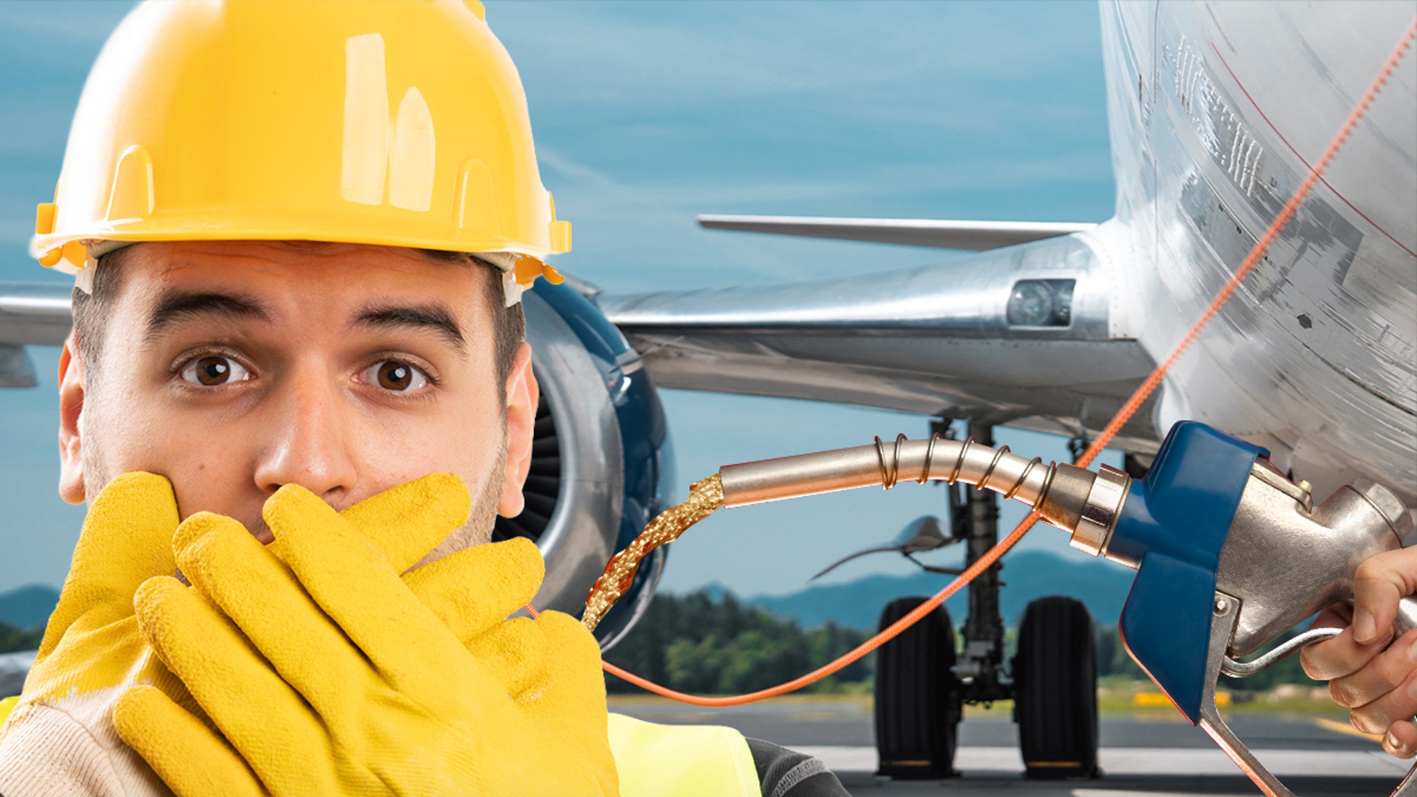 Airport Worker Appears to Lose Control of Refueling Hose, Watch The Disaster